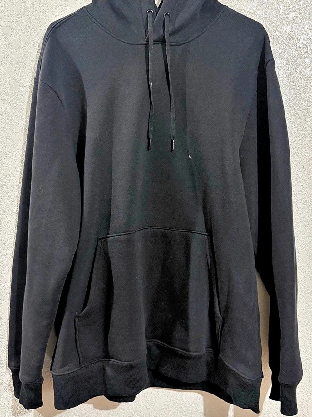 Athletic Works Men's Fleece Hoodie Sweatshirt Black XL
